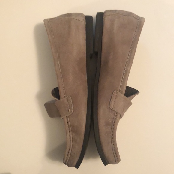 AGL Grey Suede Loafers w/ Buckle Sz 38 - Picture 3 of 9
